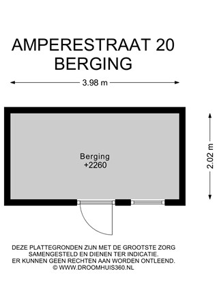 Floorplan - Ampèrestraat 20, 1433 KZ Kudelstaart